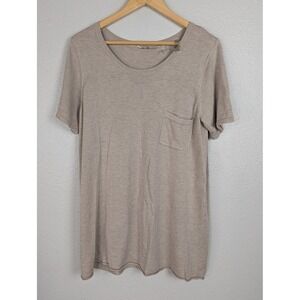 NWOT Soft Surroundings Sweater Womens M Short Sleeve Cashmere Blend Knit Pullove